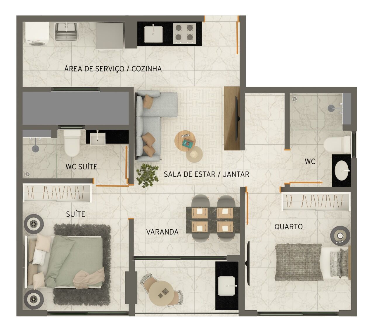 Apartamento à venda com 1 quarto, 38m² - Foto 14