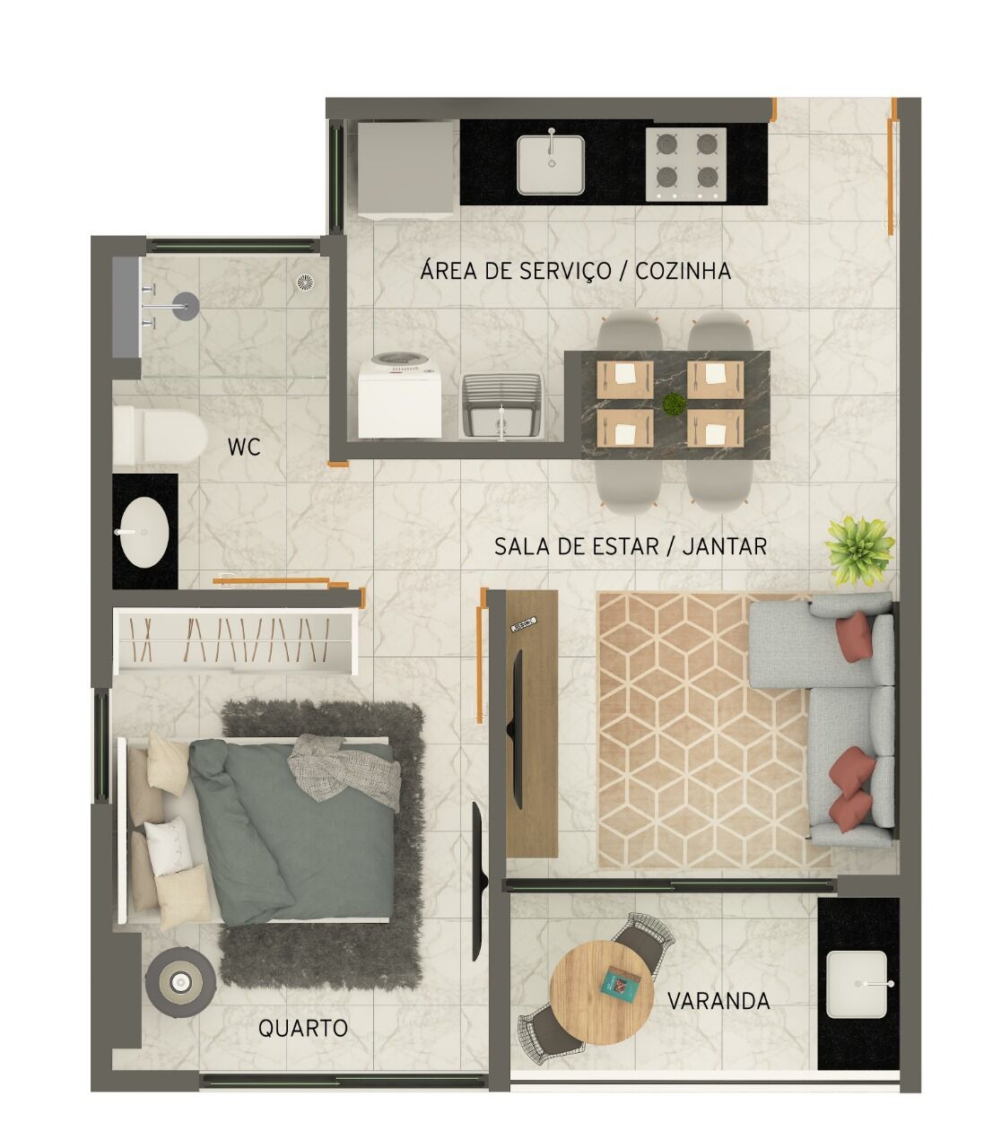 Apartamento à venda com 1 quarto, 38m² - Foto 18