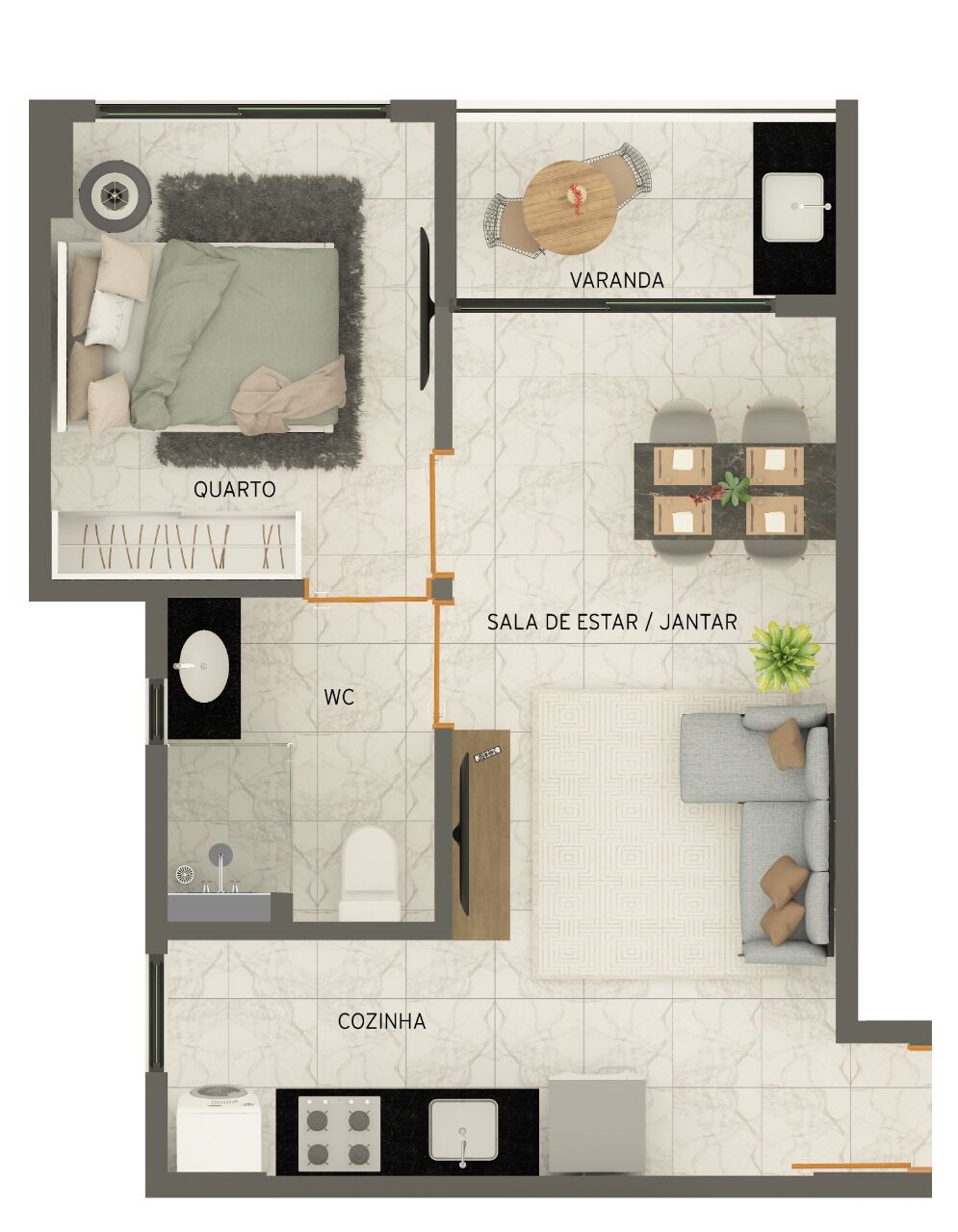 Apartamento à venda com 1 quarto, 38m² - Foto 23