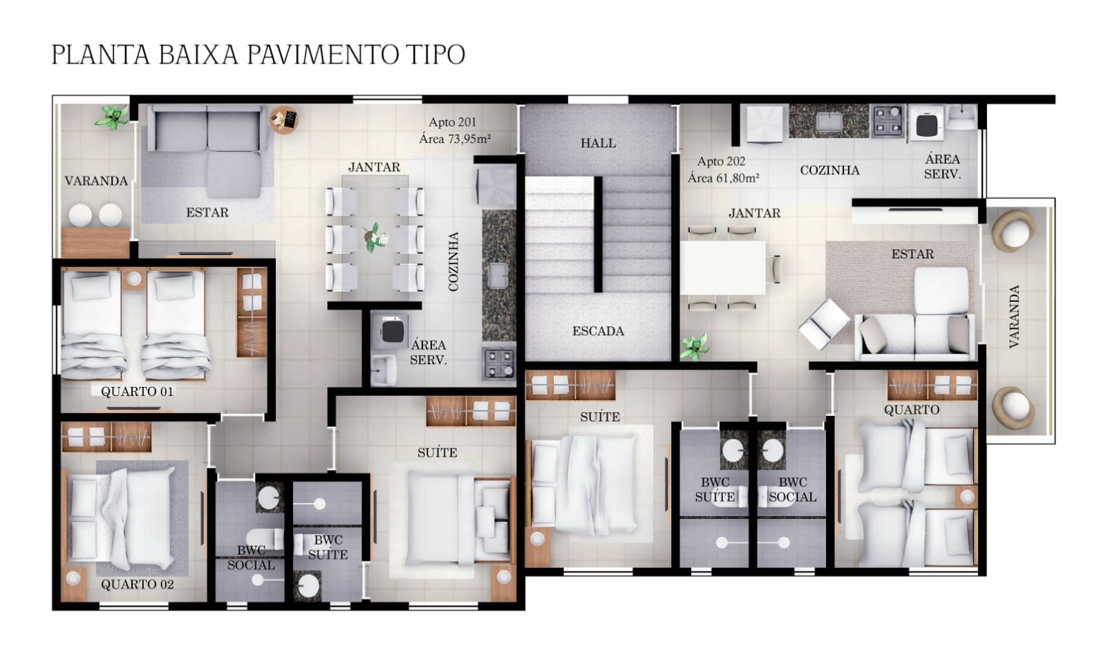 Apartamento à venda com 2 quartos - Foto 2