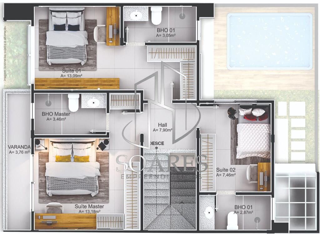 Casa à venda com 3 quartos, 154m² - Foto 30