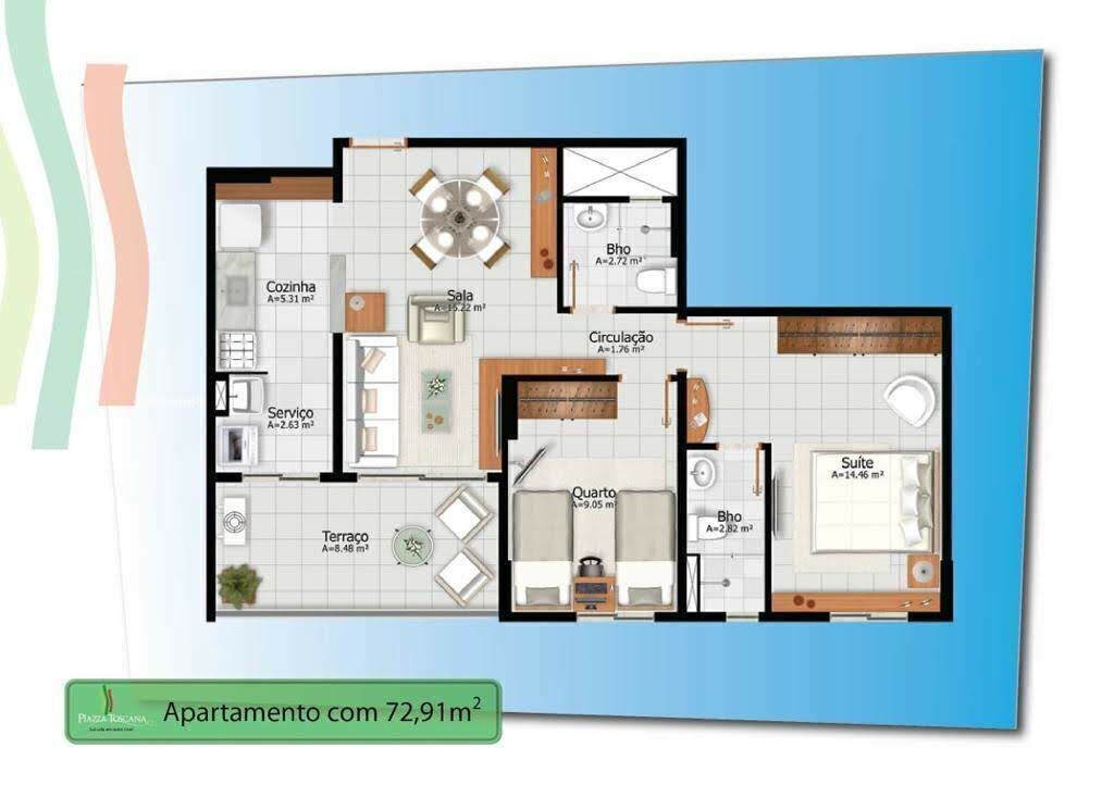 Apartamento à venda com 2 quartos, 73m² - Foto 49