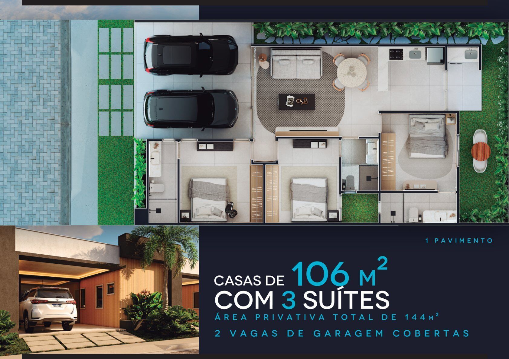 Casa, 3 quartos, 144 m² - Foto 8