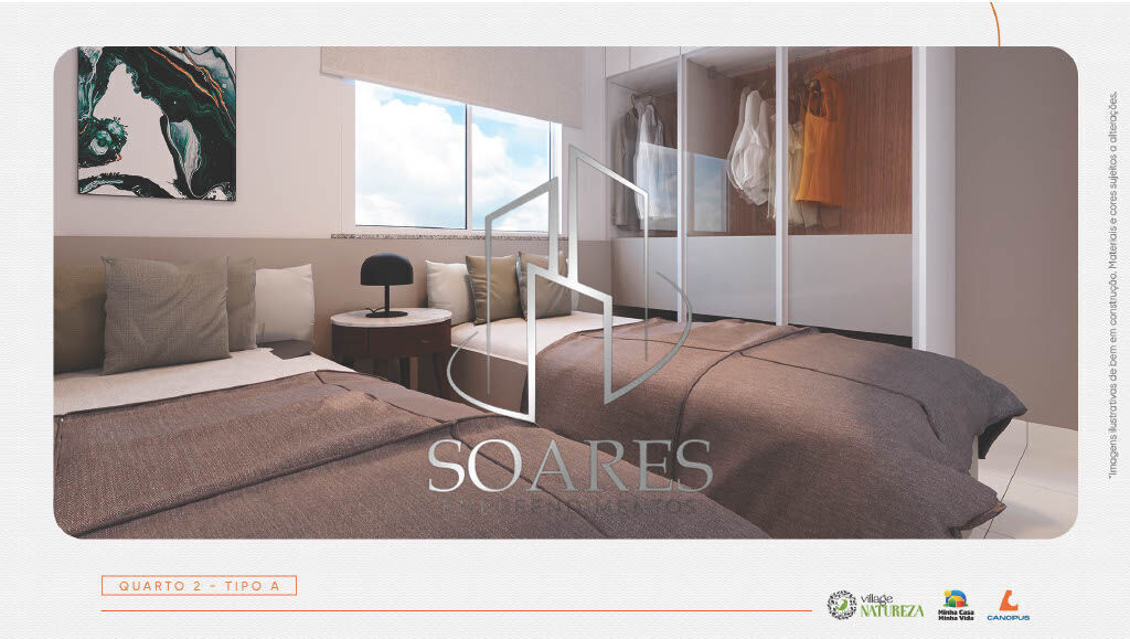 Apartamento, 2 quartos, 43 m² - Foto 3