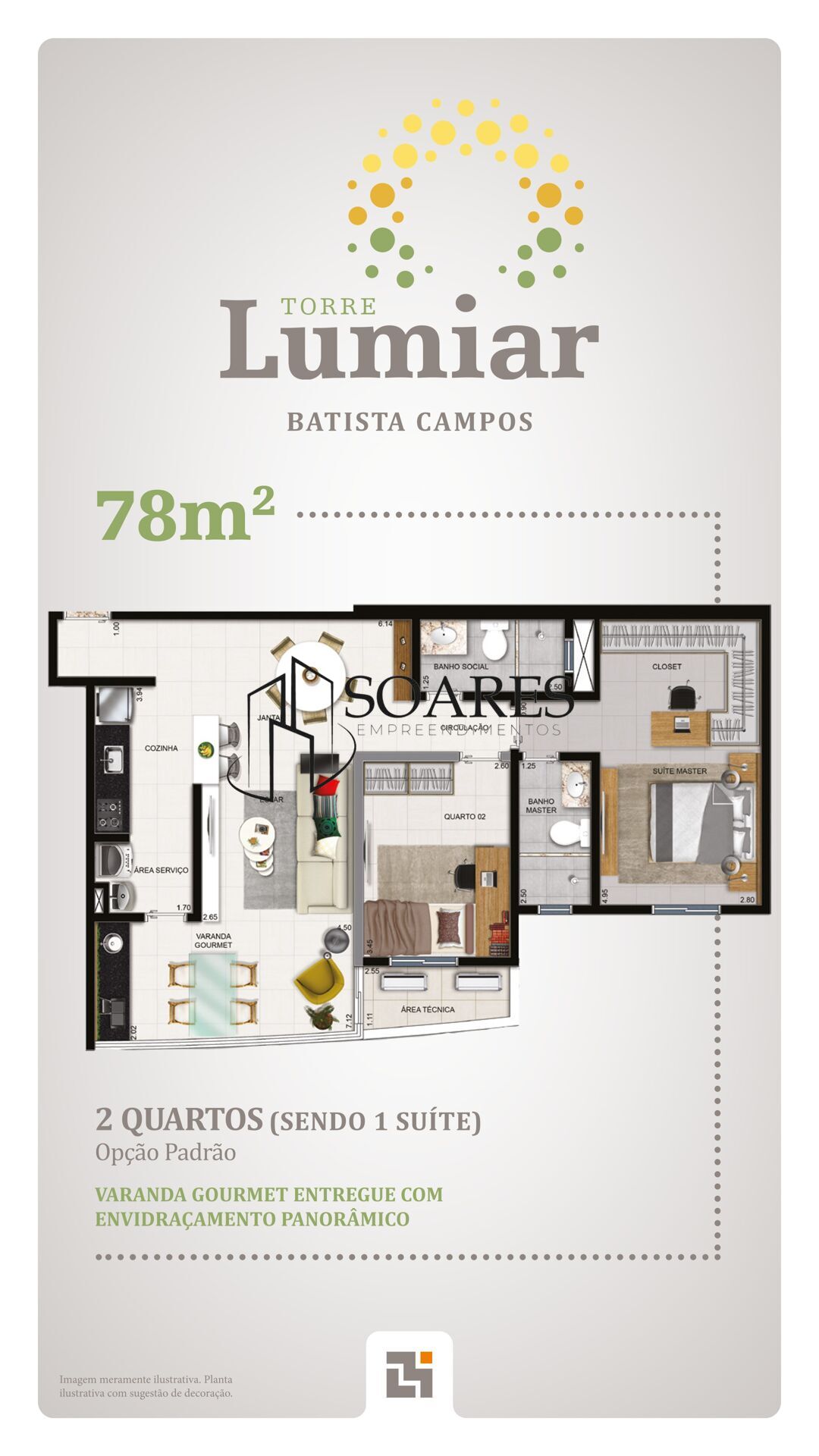 Apartamento à venda com 2 quartos, 78m² - Foto 22