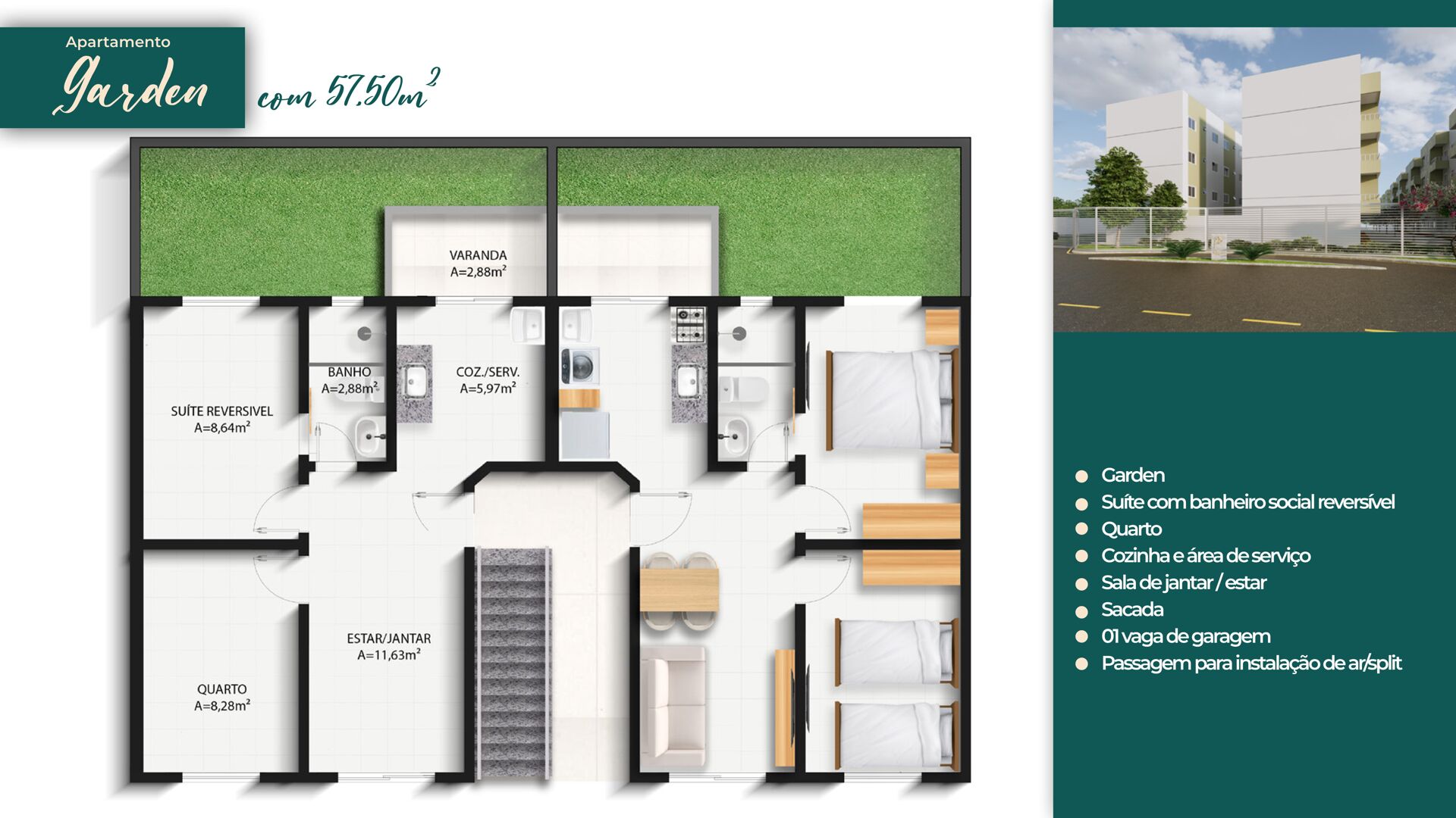 Apartamento, 2 quartos, 46 m² - Foto 21