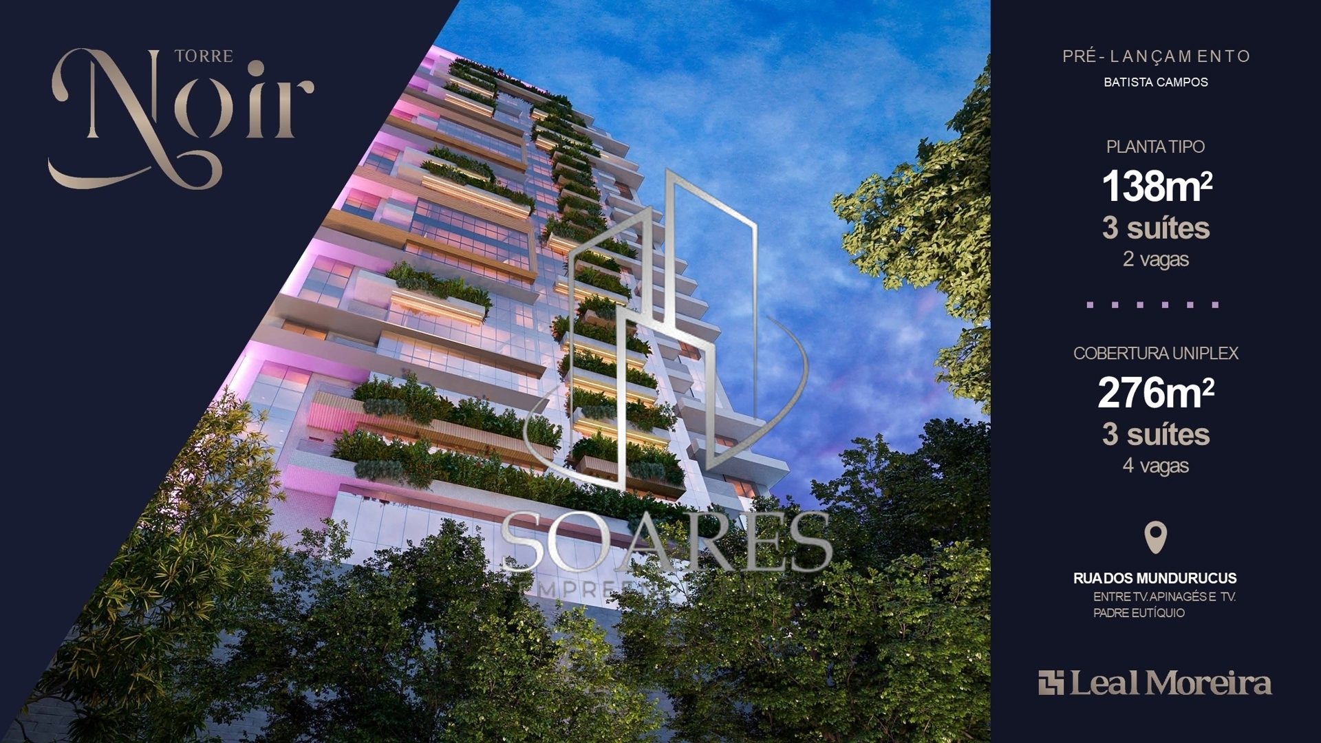 Apartamento à venda com 3 quartos, 138m² - Foto 1