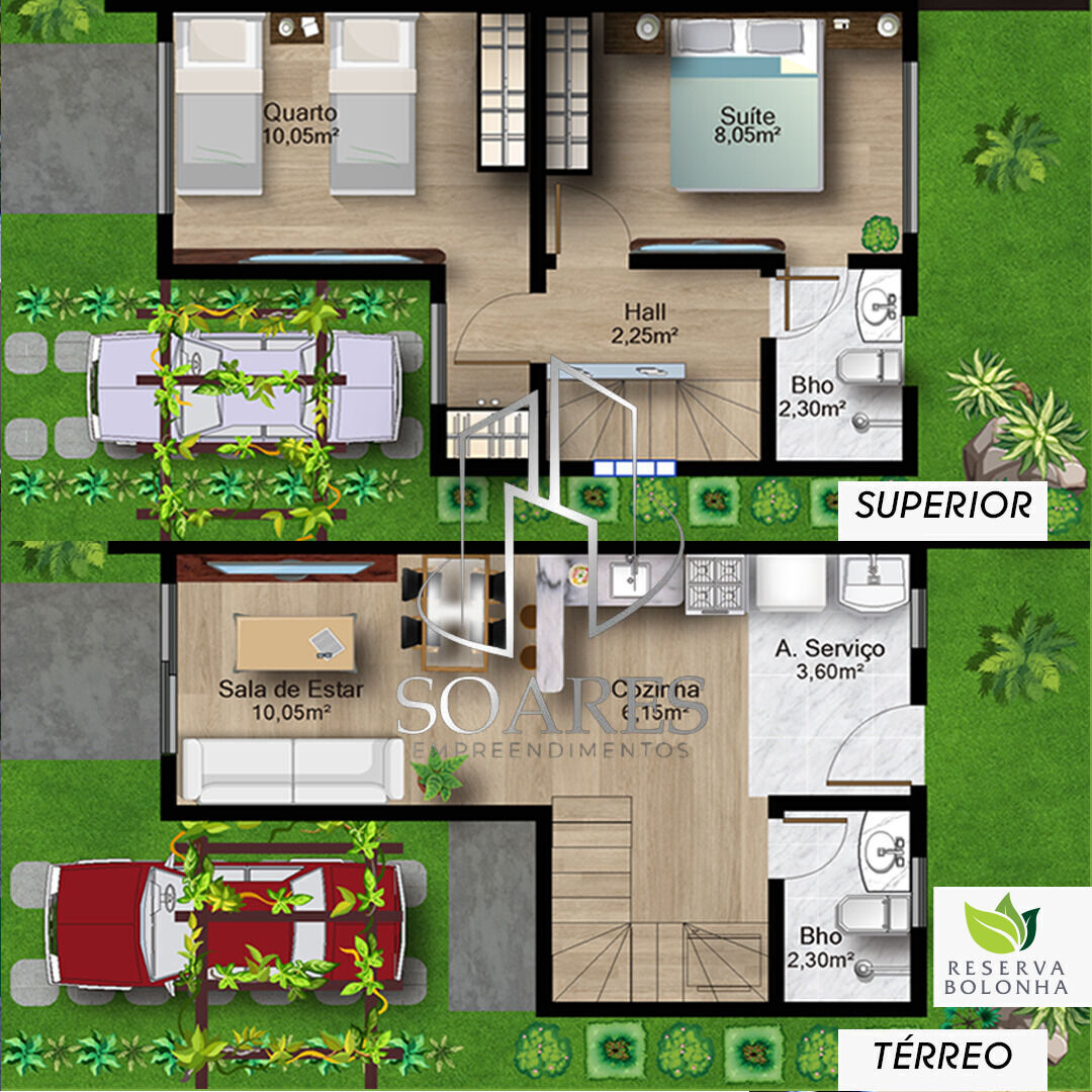 Casa à venda com 2 quartos, 85m² - Foto 46