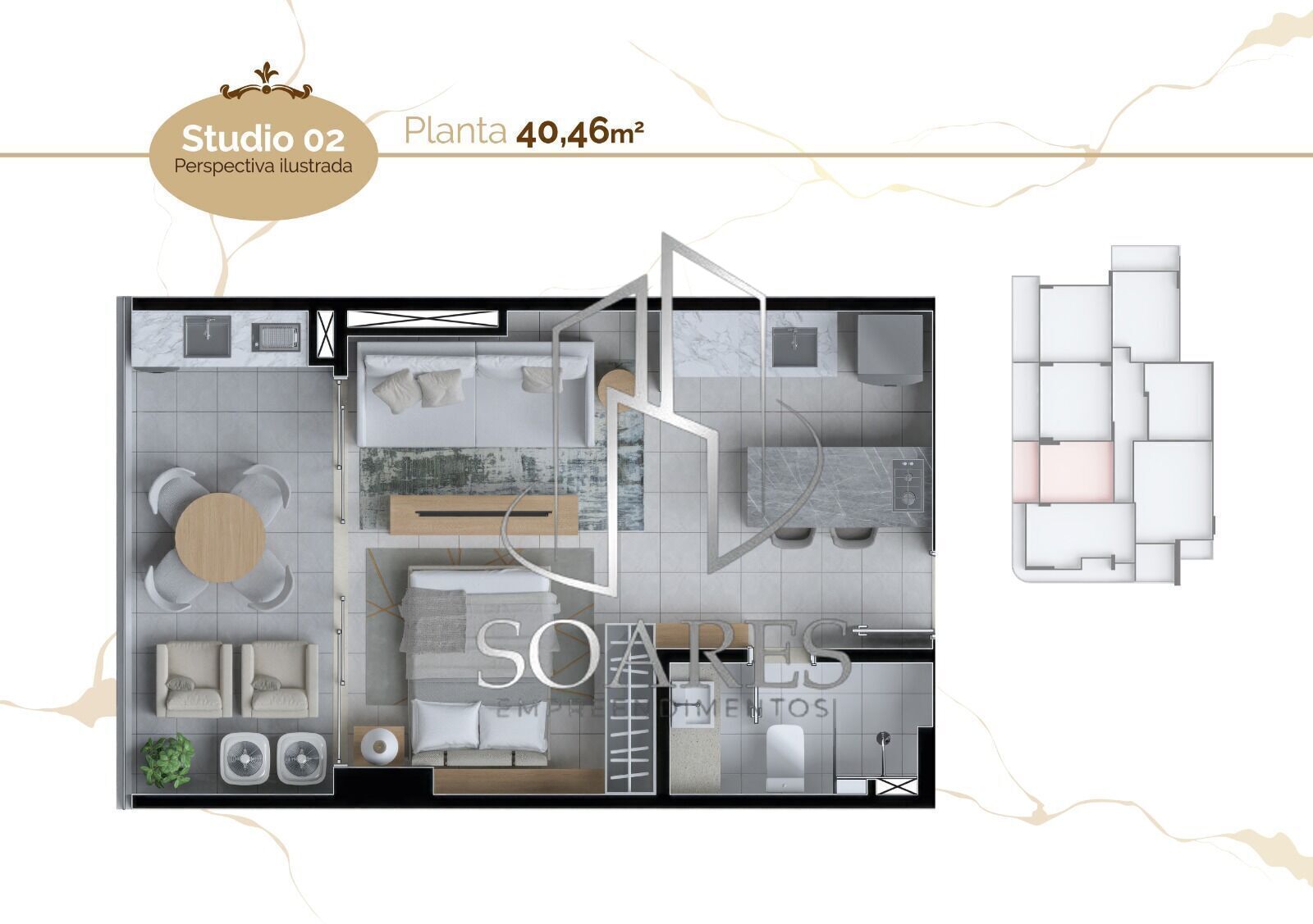 Apartamento à venda com 2 quartos, 62m² - Foto 43