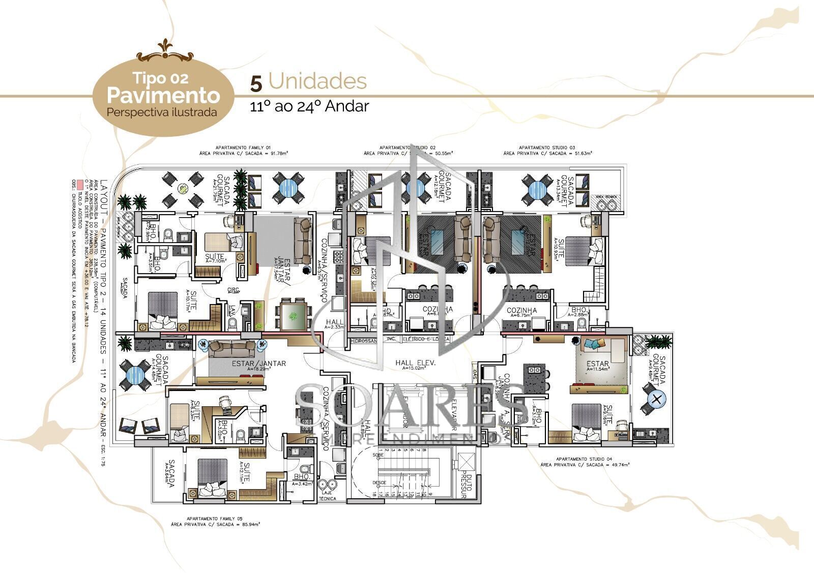 Apartamento à venda com 2 quartos, 62m² - Foto 13