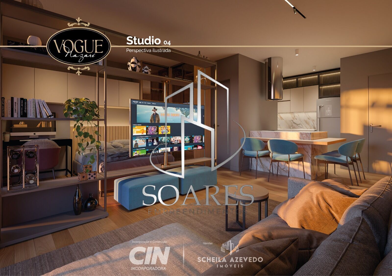 Apartamento à venda com 2 quartos, 62m² - Foto 2