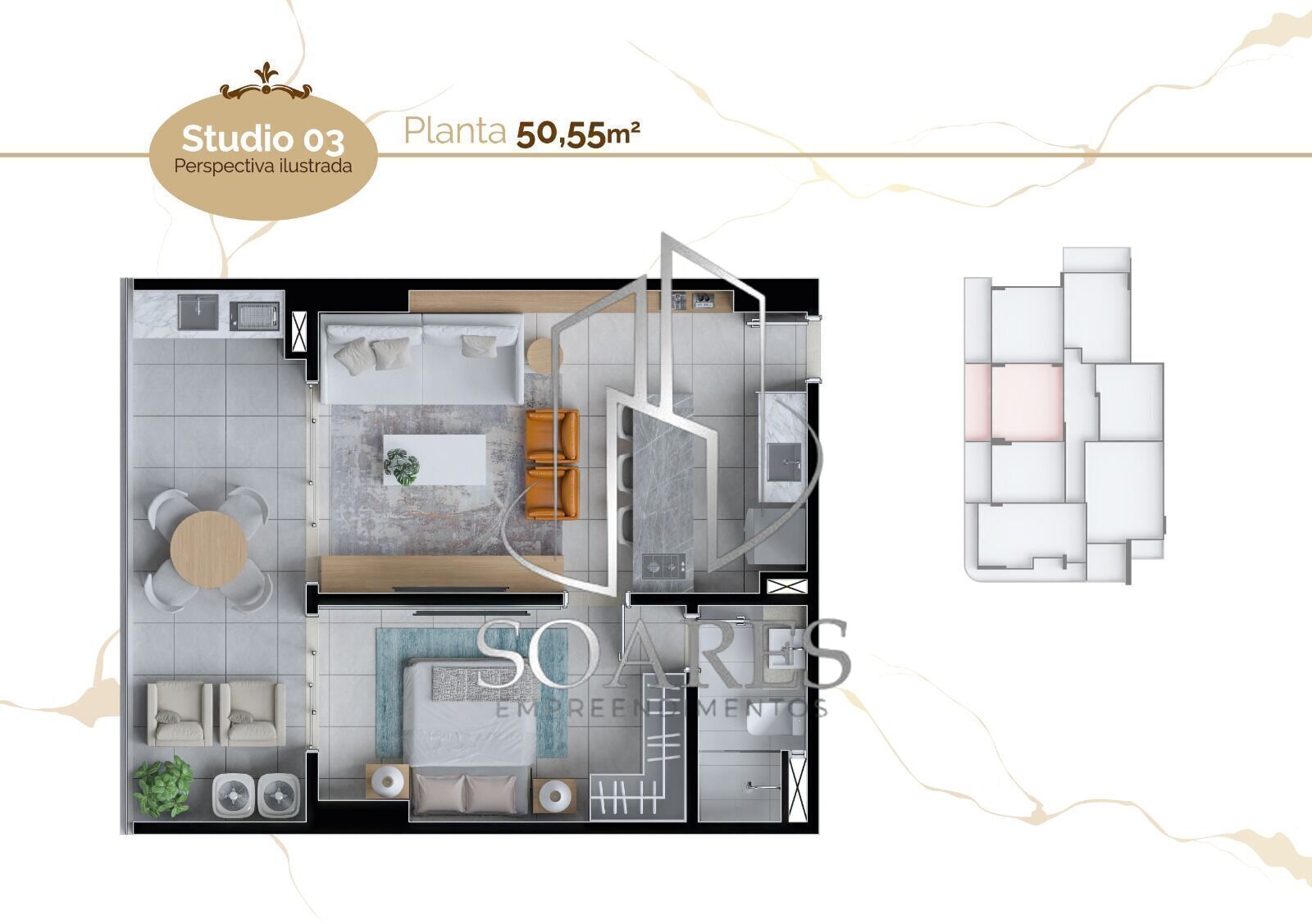 Apartamento à venda com 2 quartos, 62m² - Foto 24
