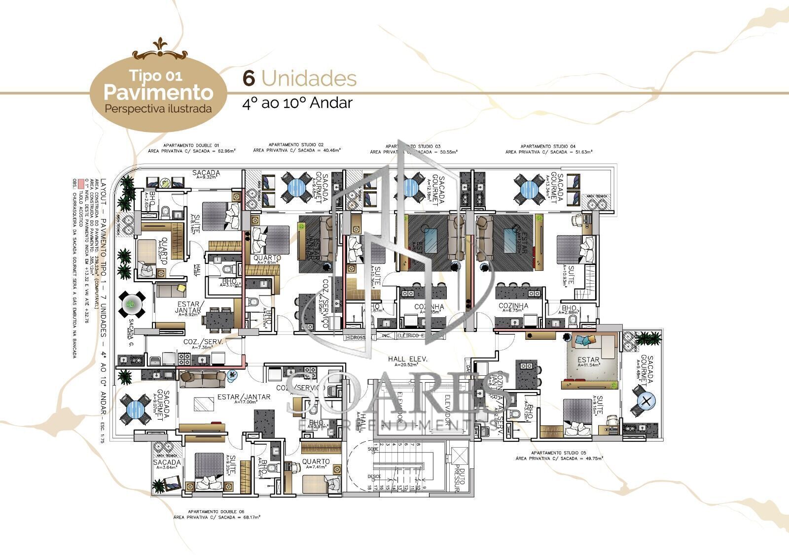 Apartamento à venda com 2 quartos, 62m² - Foto 23