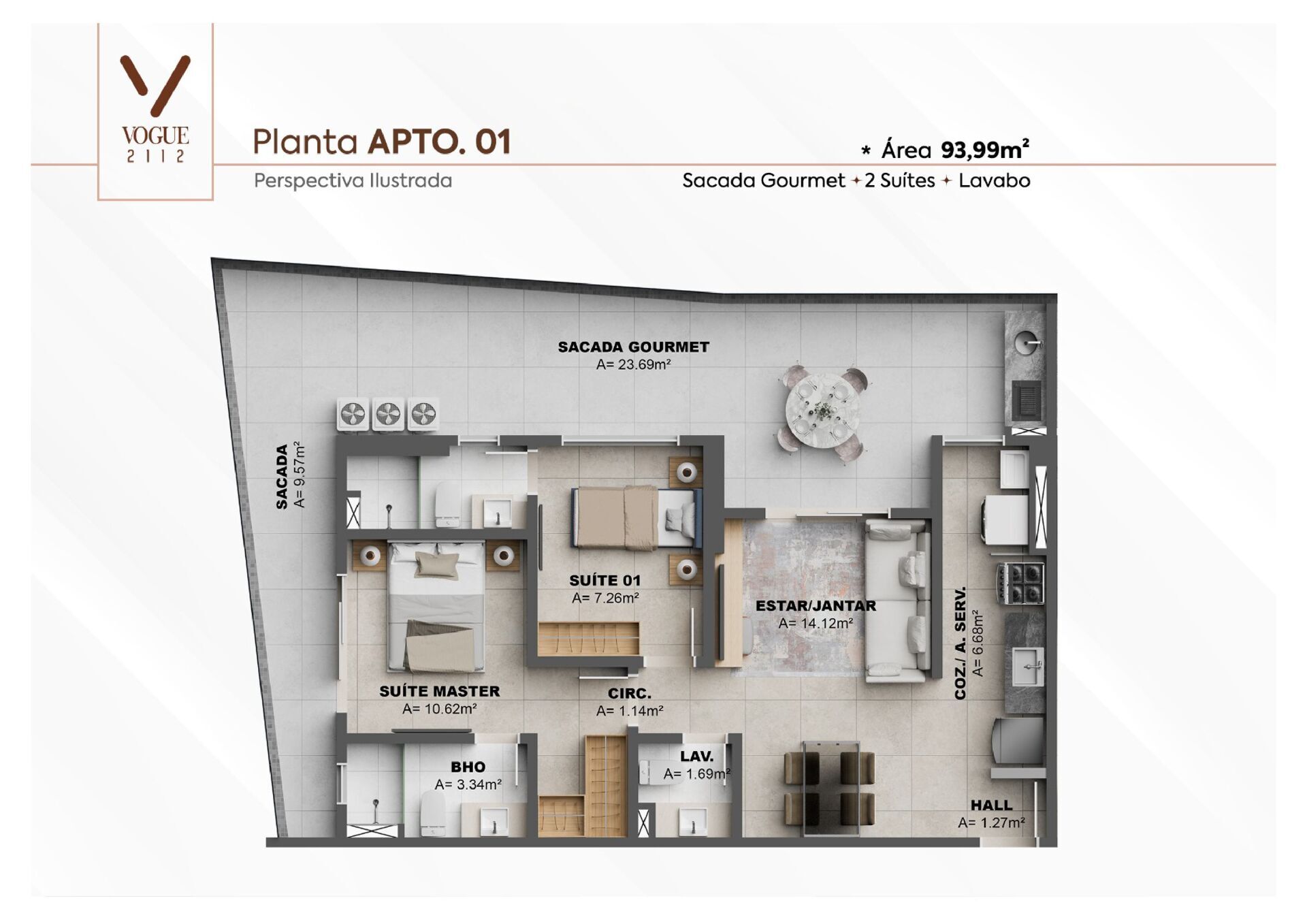 Apartamento à venda com 2 quartos, 90m² - Foto 13