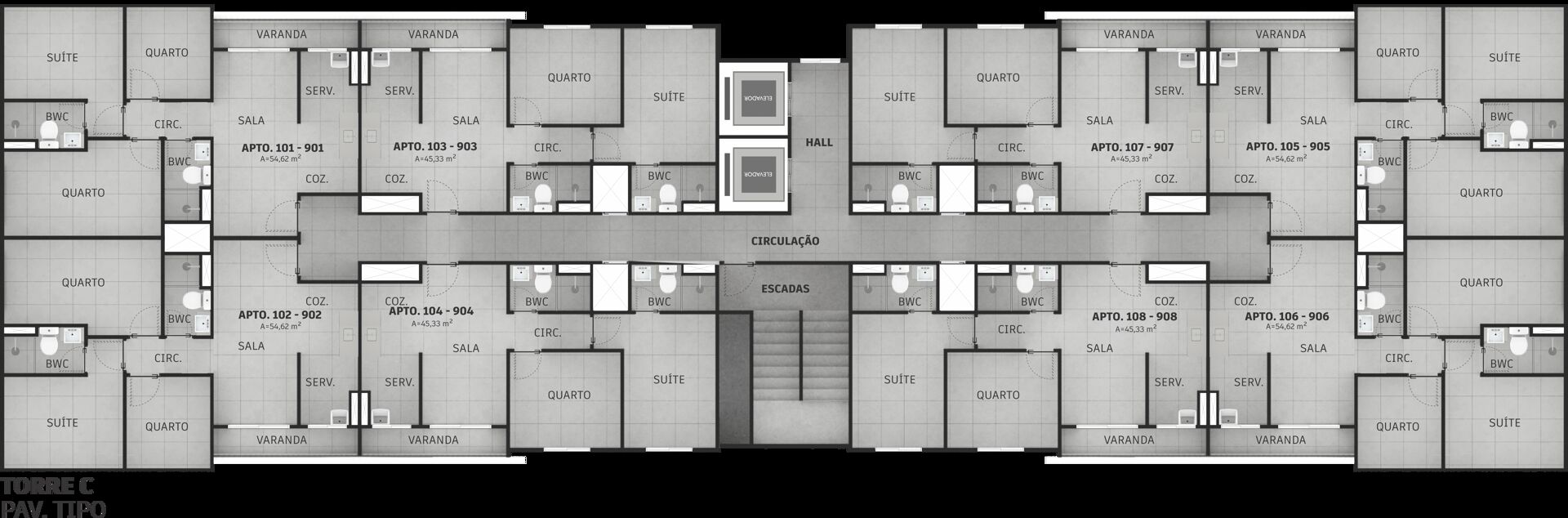 Apartamento à venda com 2 quartos, 42m² - Foto 35