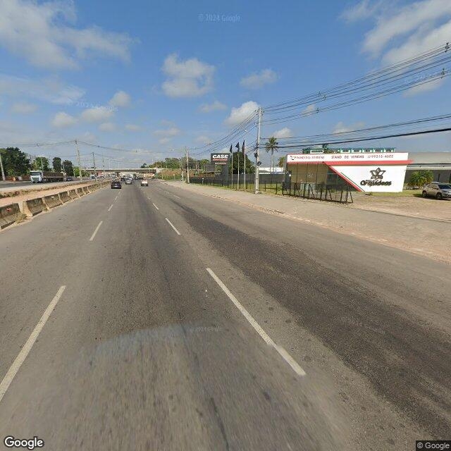 Imagem estática do "Street View" da localização