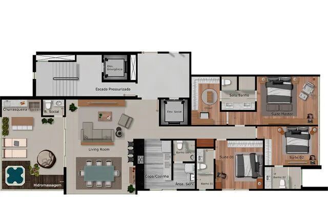 Apartamento à venda com 2 quartos, 68m² - Foto 25