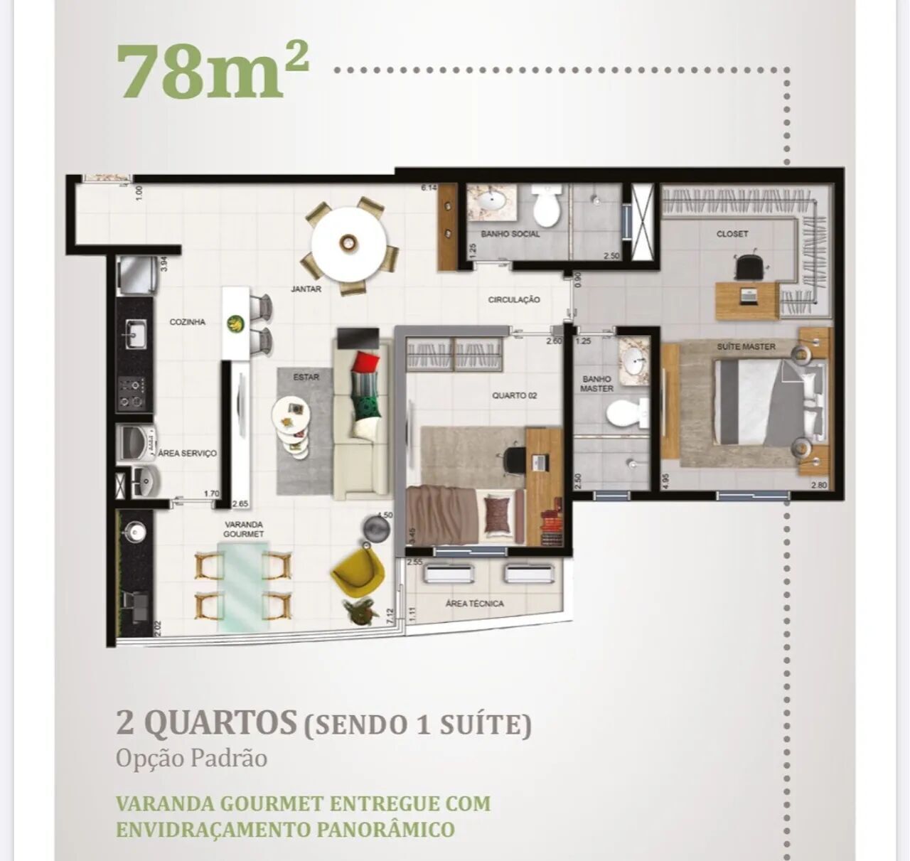 Apartamento à venda com 2 quartos, 78m² - Foto 19