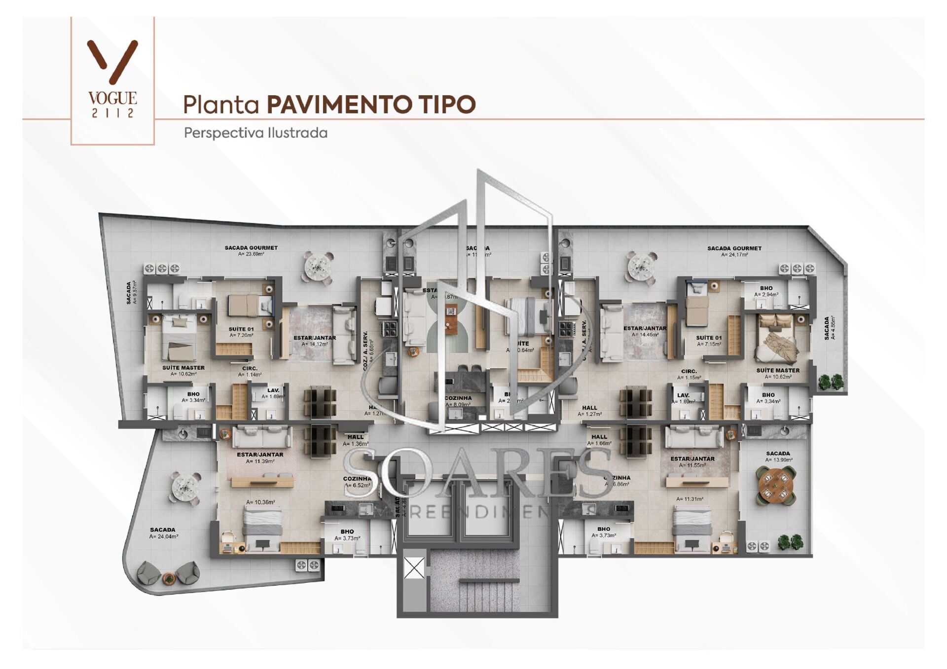 Apartamento à venda com 2 quartos, 90m² - Foto 20