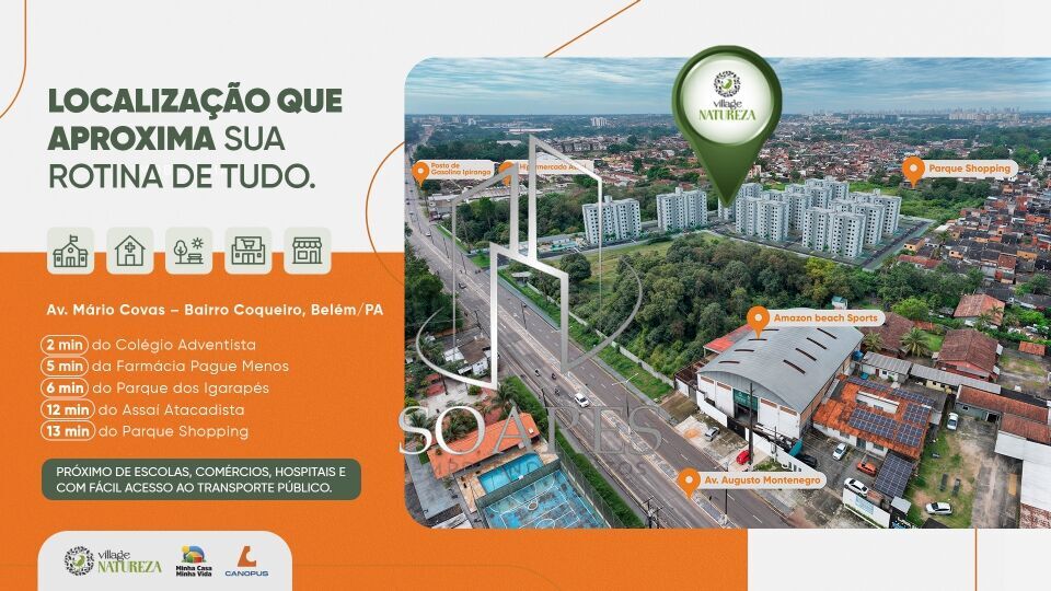 Apartamento à venda com 2 quartos, 43m² - Foto 1