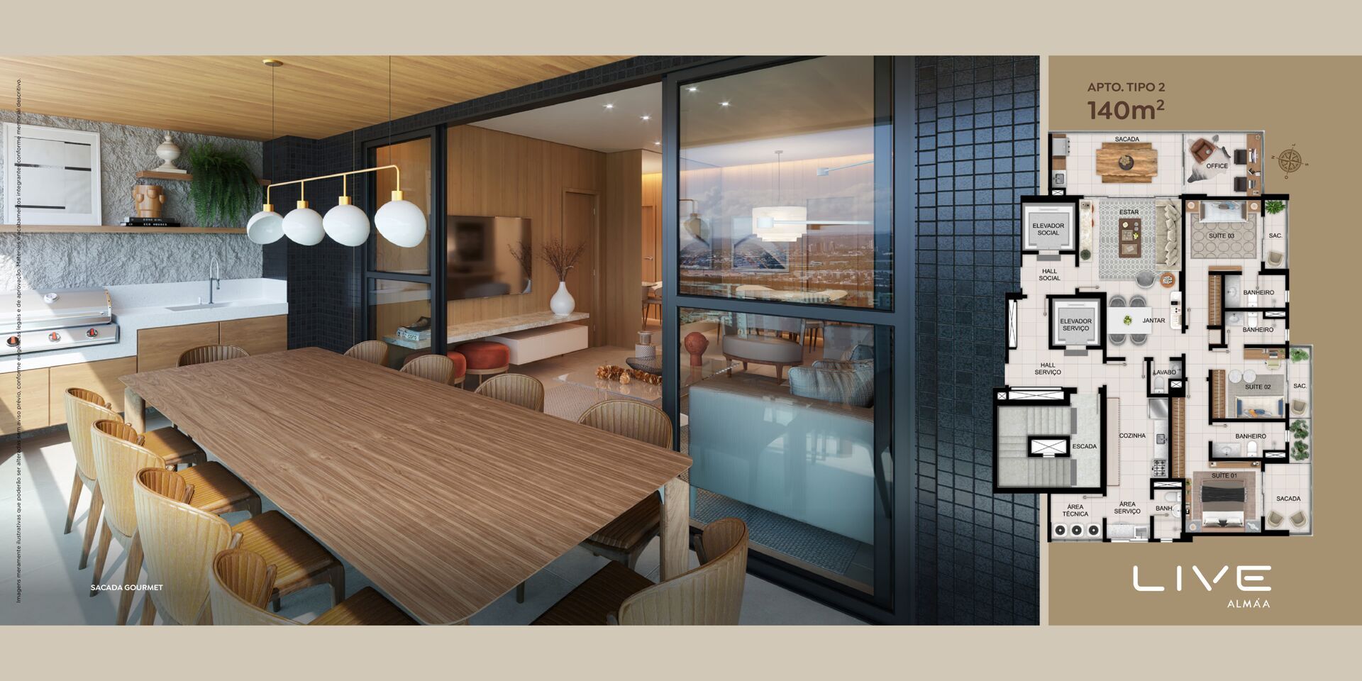Apartamento à venda com 3 quartos, 140m² - Foto 28