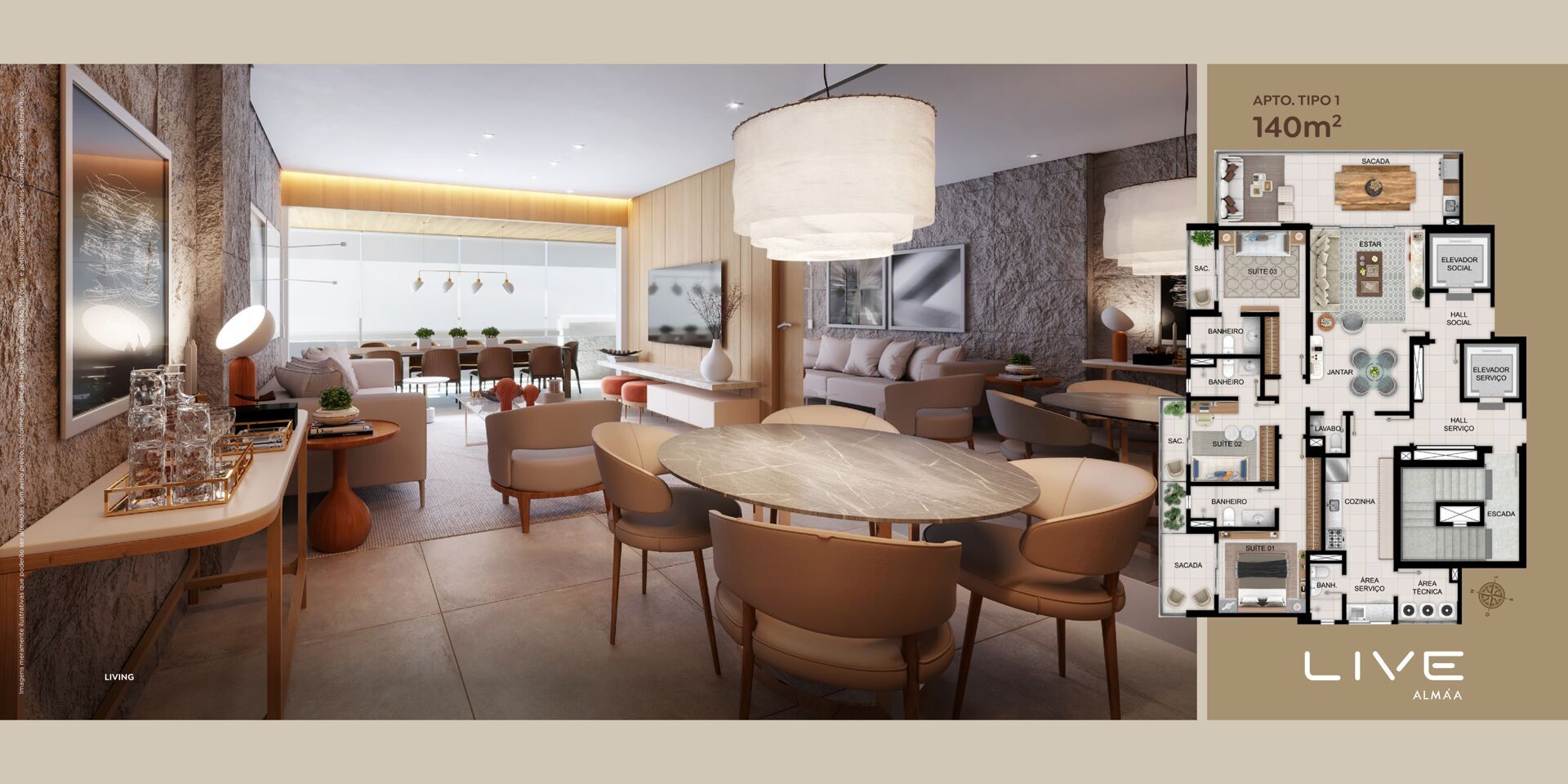 Apartamento à venda com 3 quartos, 140m² - Foto 27