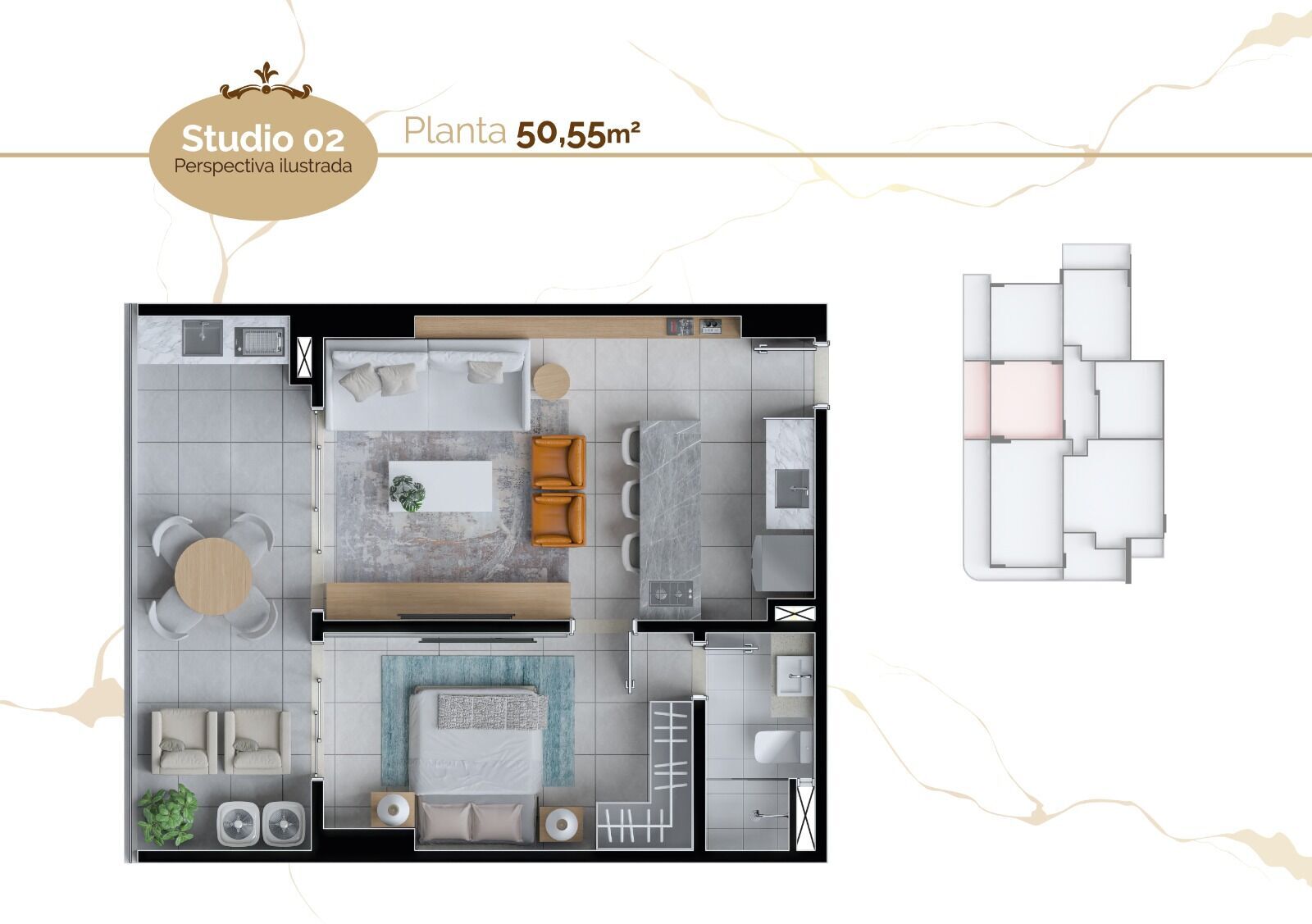 Apartamento à venda com 2 quartos, 62m² - Foto 5