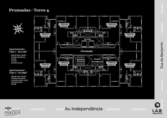 Apartamento à venda com 2 quartos, 63m² - Foto 11