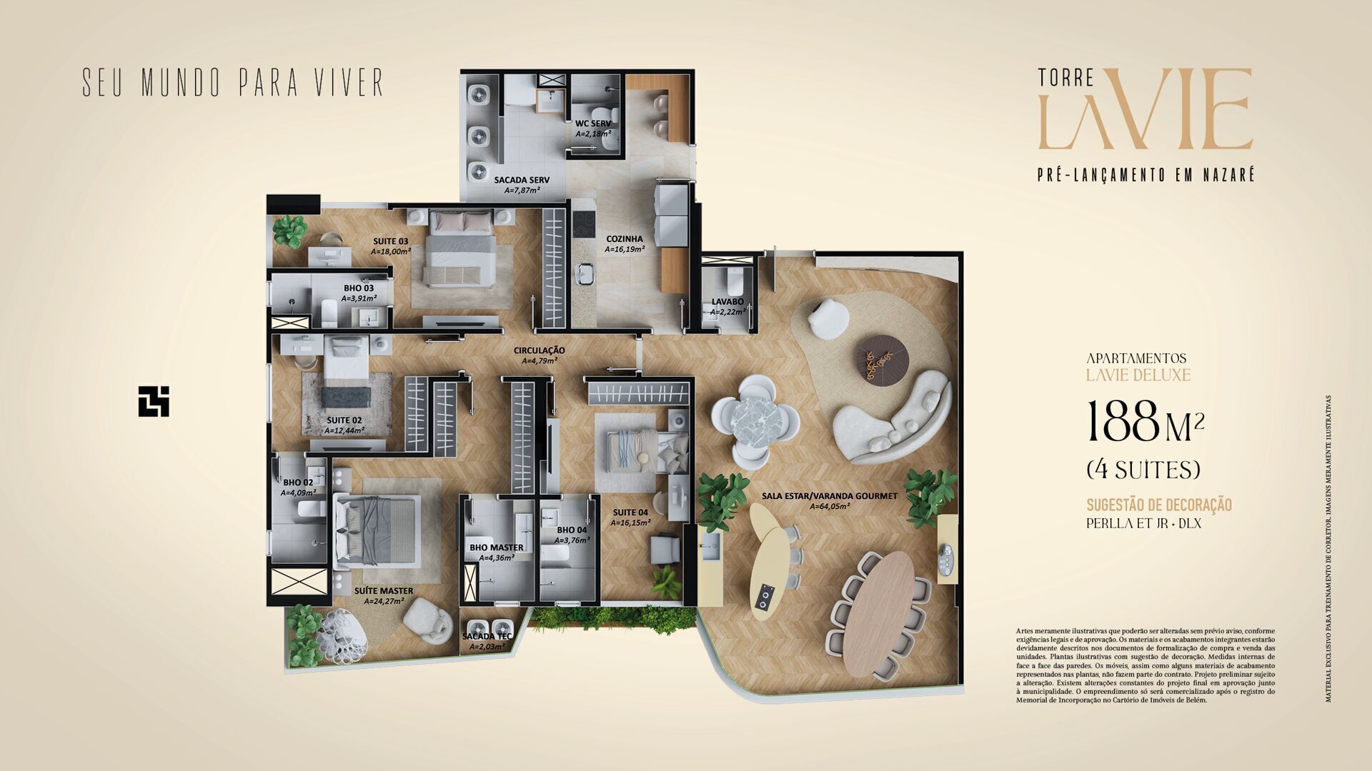 Apartamento, 4 quartos, 188 m² - Foto 26