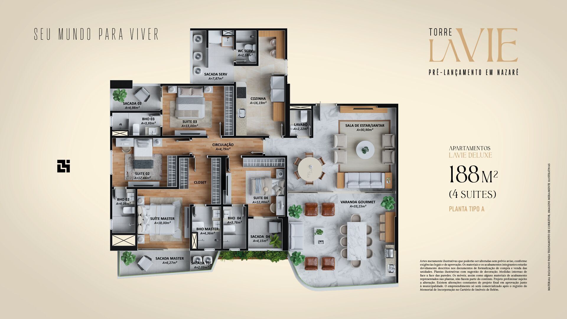 Apartamento, 4 quartos, 188 m² - Foto 25