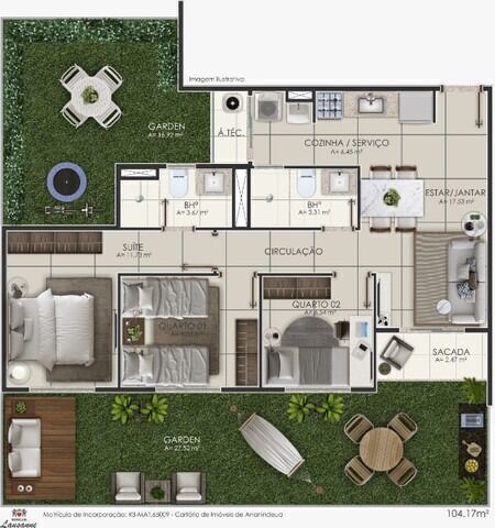 Apartamento, 2 quartos, 50 m² - Foto 28