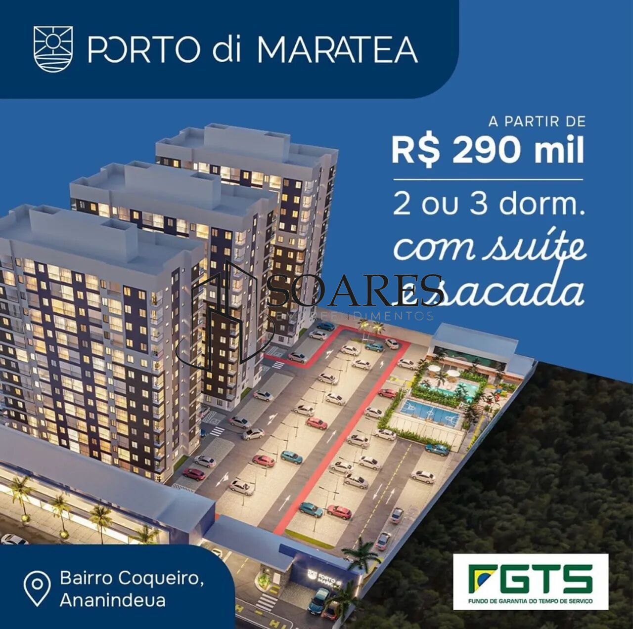 Apartamento à venda com 2 quartos, 51m² - Foto 1