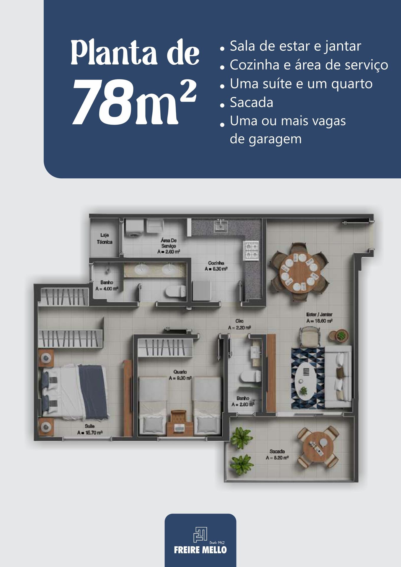 Apartamento à venda com 2 quartos, 78m² - Foto 41