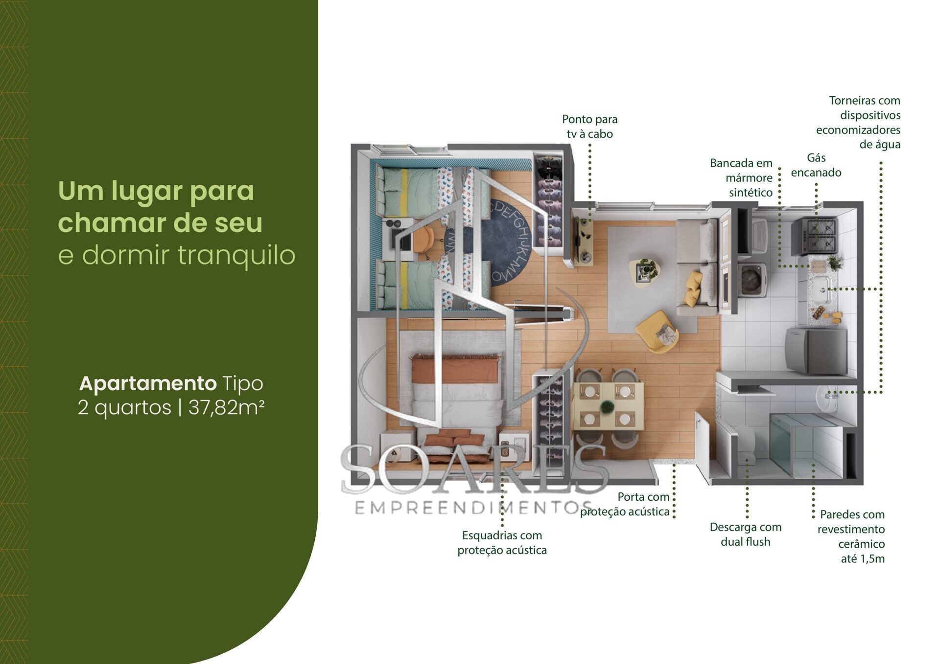 Apartamento à venda com 2 quartos, 38m² - Foto 20