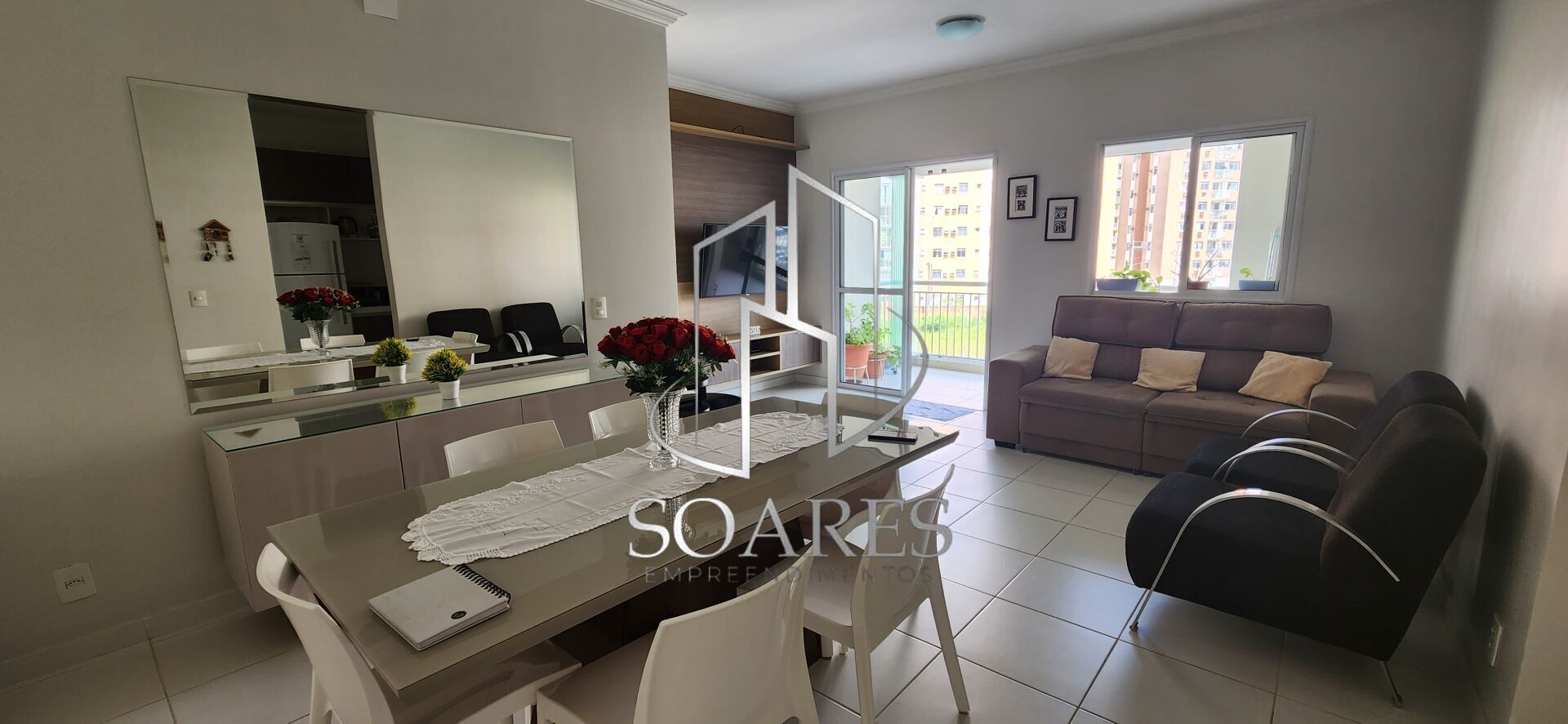 Apartamento à venda com 3 quartos, 96m² - Foto 3