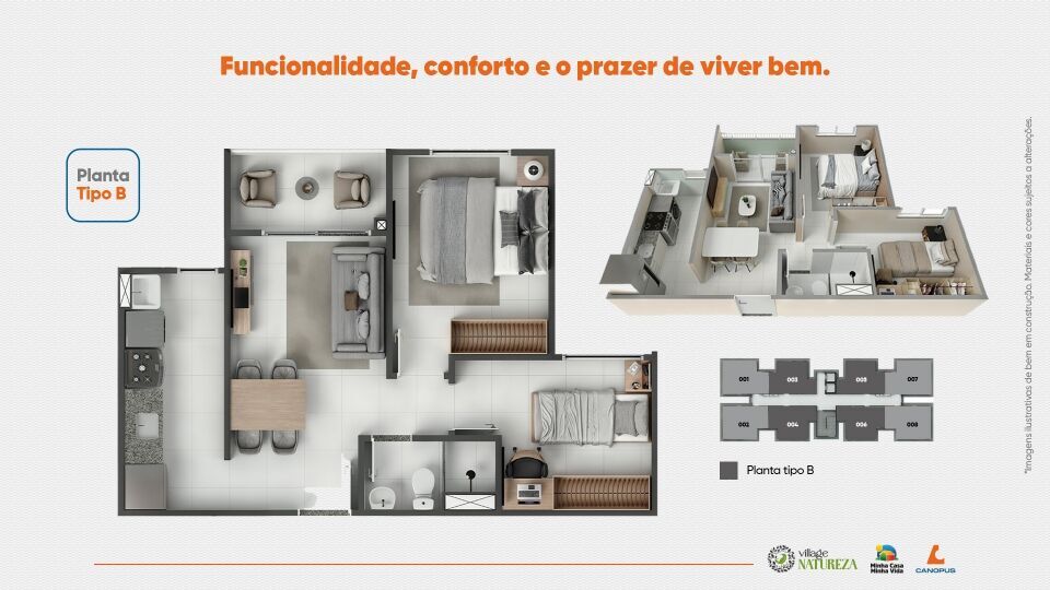 Apartamento, 2 quartos, 43 m² - Foto 24