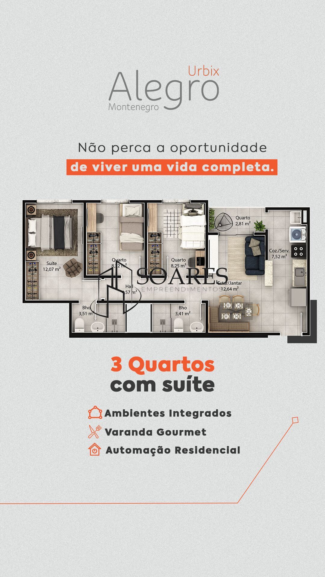 Apartamento à venda com 2 quartos, 51m² - Foto 18