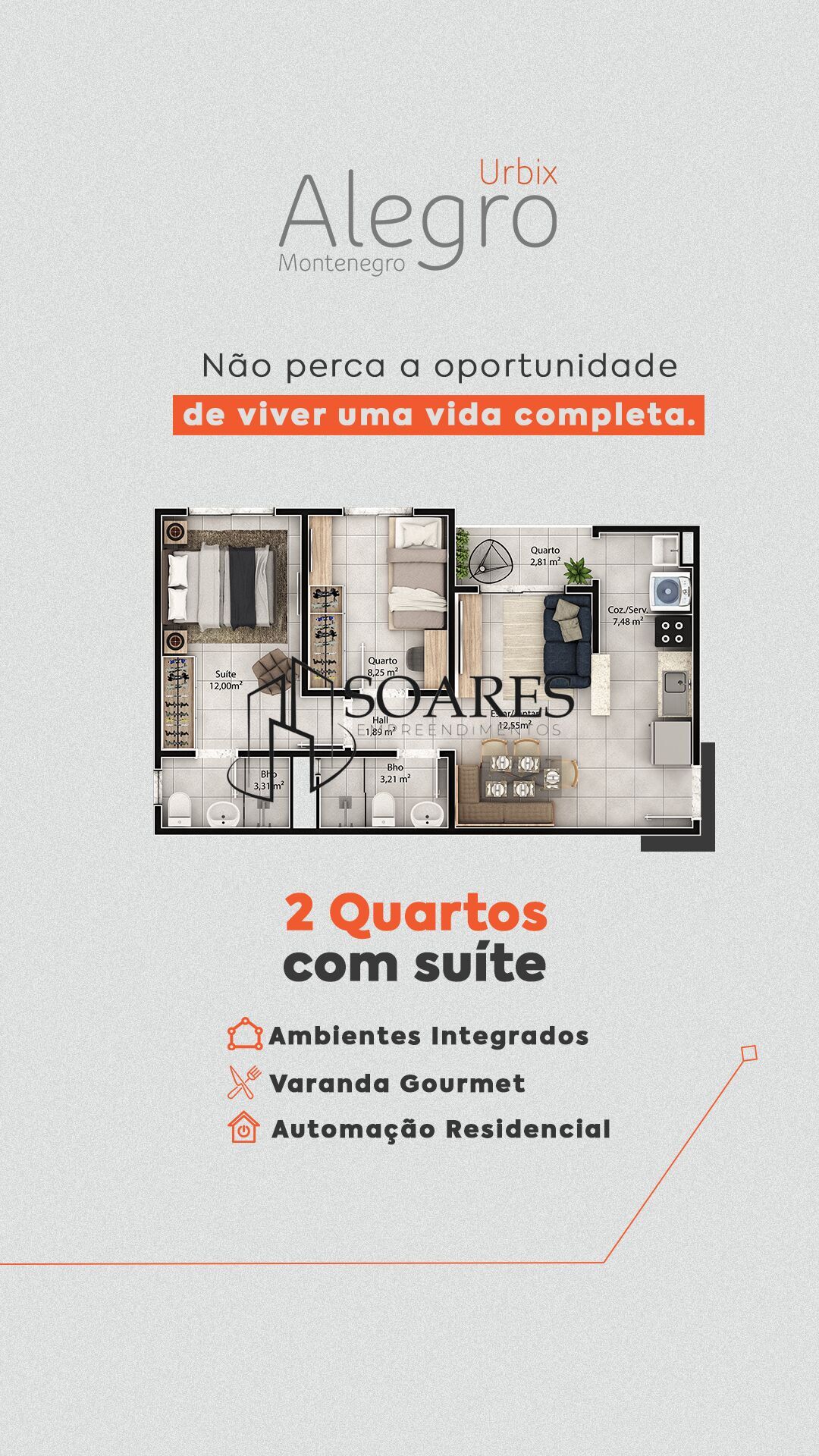 Apartamento à venda com 2 quartos, 51m² - Foto 17