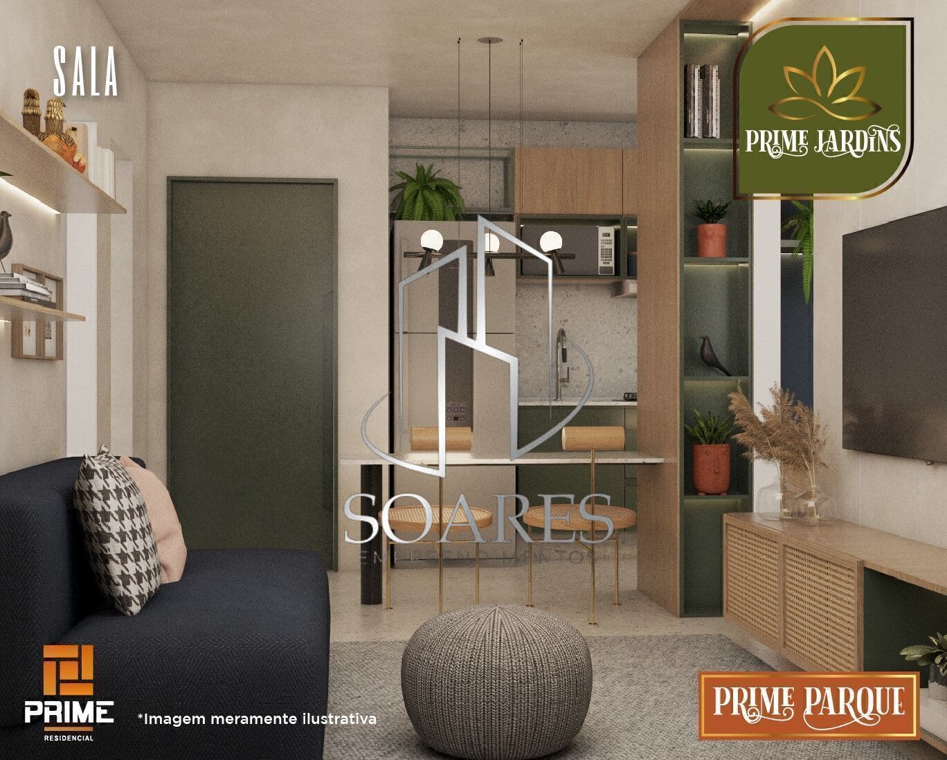 Apartamento à venda com 2 quartos, 41m² - Foto 7