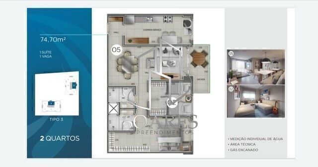 Apartamento, 3 quartos, 90 m² - Foto 49