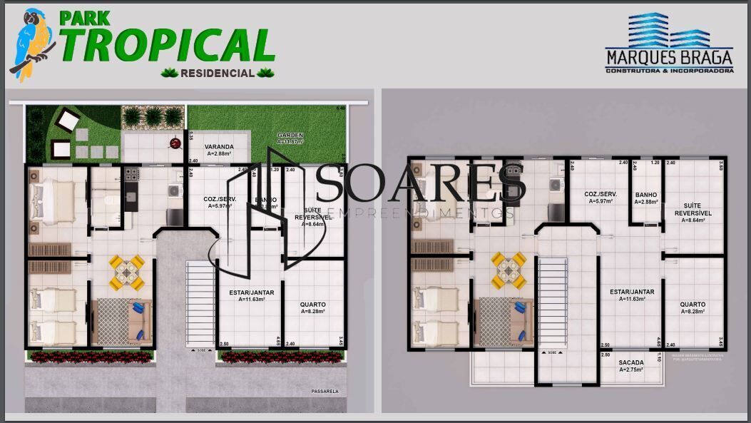 Apartamento à venda com 2 quartos, 46m² - Foto 32