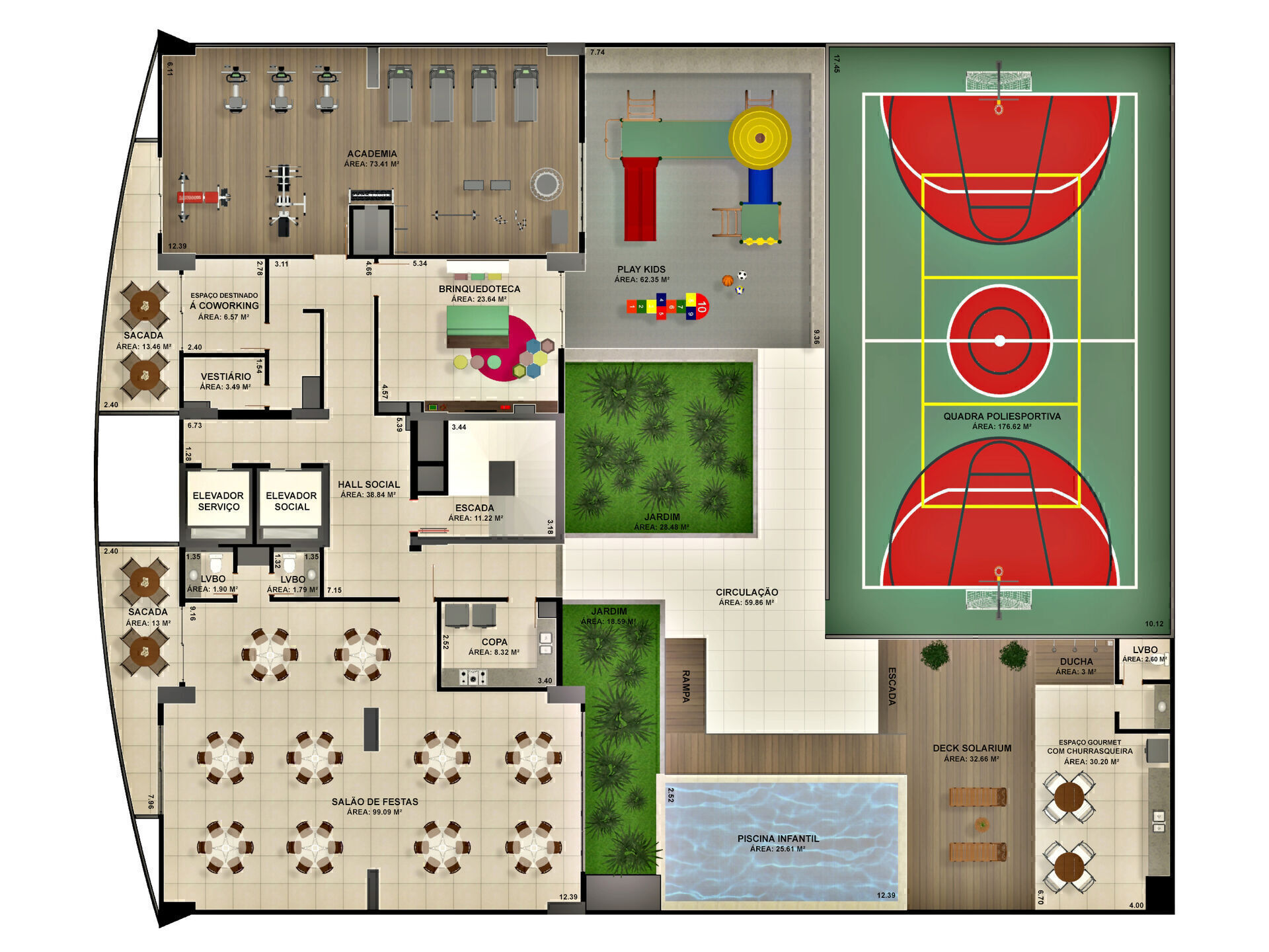 Apartamento, 3 quartos, 84 m² - Foto 47