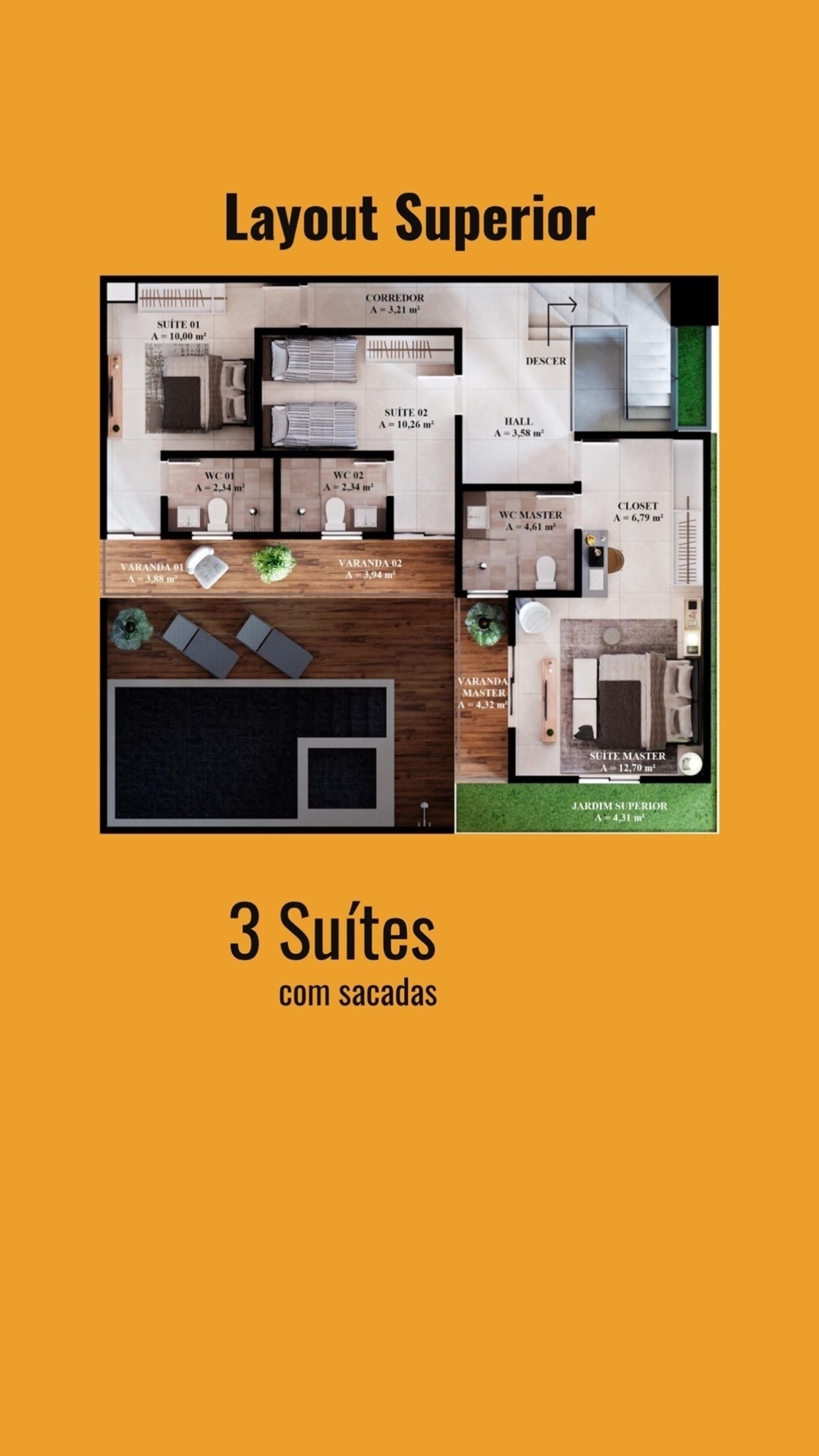 Casa, 3 quartos, 200 m² - Foto 23