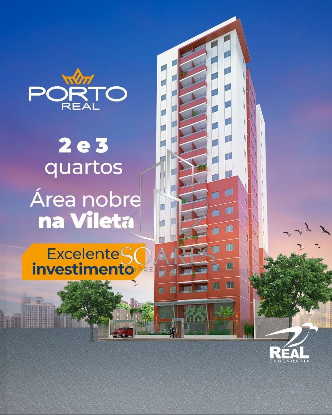 Apartamento à venda com 3 quartos, 57m² - Foto 3