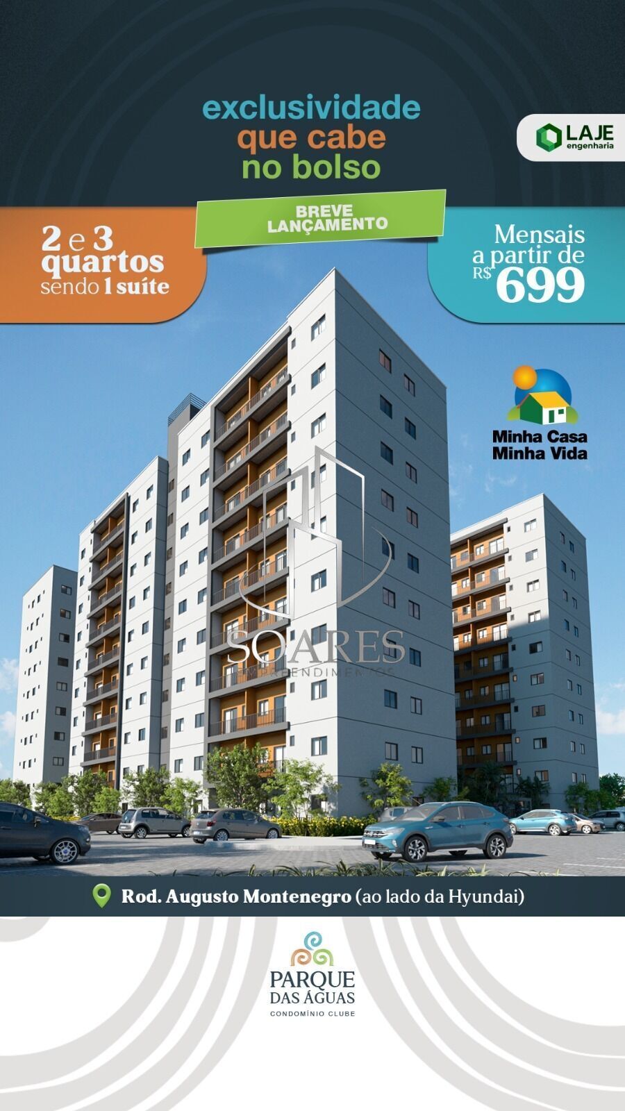 Apartamento à venda com 2 quartos, 42m² - Foto 2