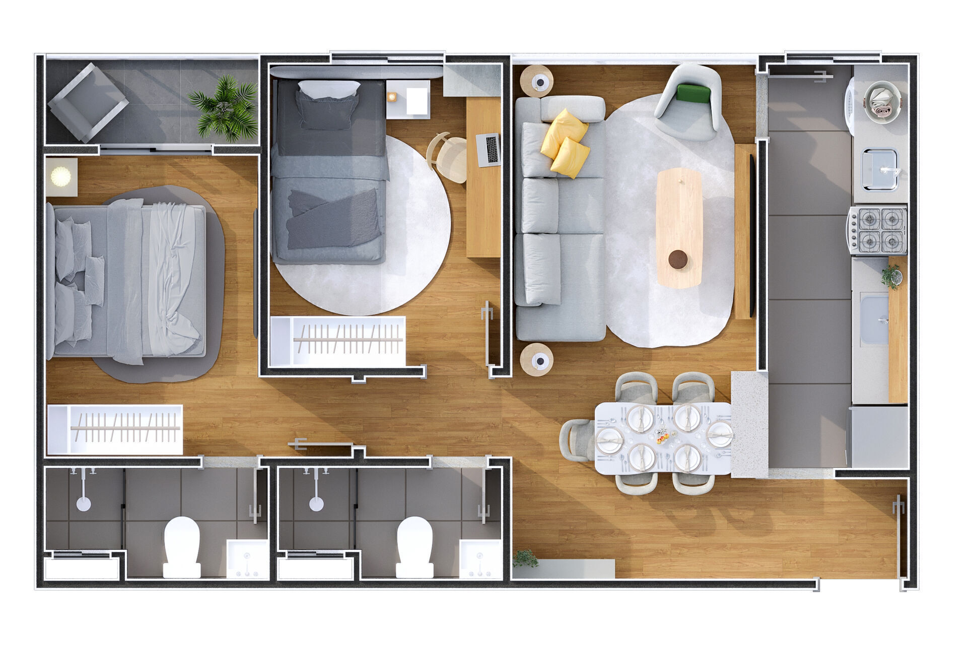 Apartamento, 2 quartos, 51 m² - Foto 18