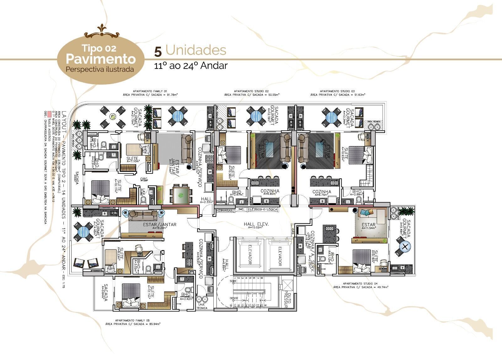 Apartamento à venda com 2 quartos, 62m² - Foto 14