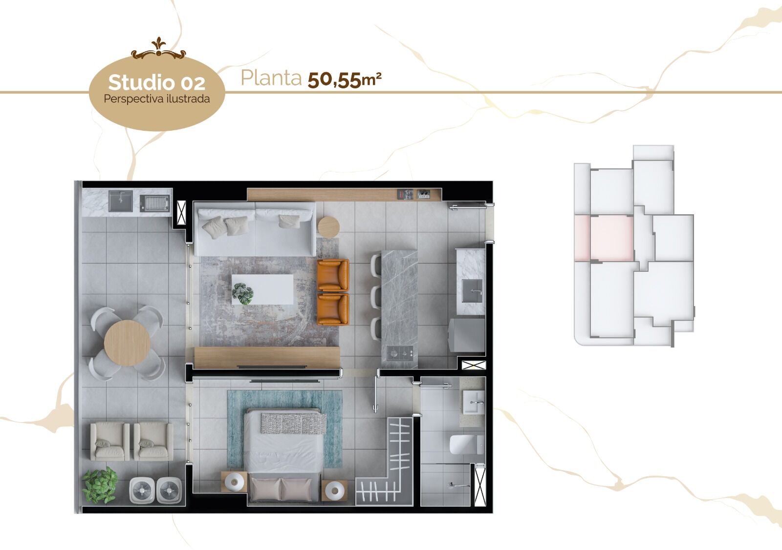 Apartamento à venda com 2 quartos, 62m² - Foto 9