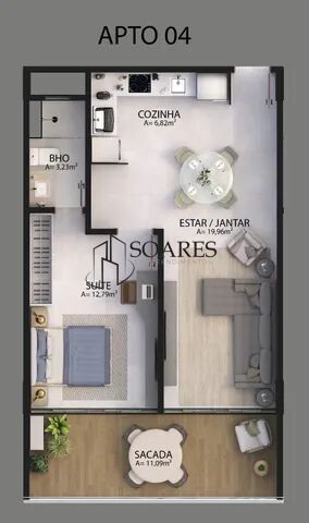 Apartamento à venda com 2 quartos, 90m² - Foto 27