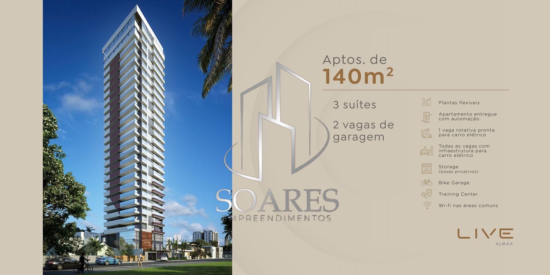 Apartamento, 3 quartos, 140 m² - Foto 1